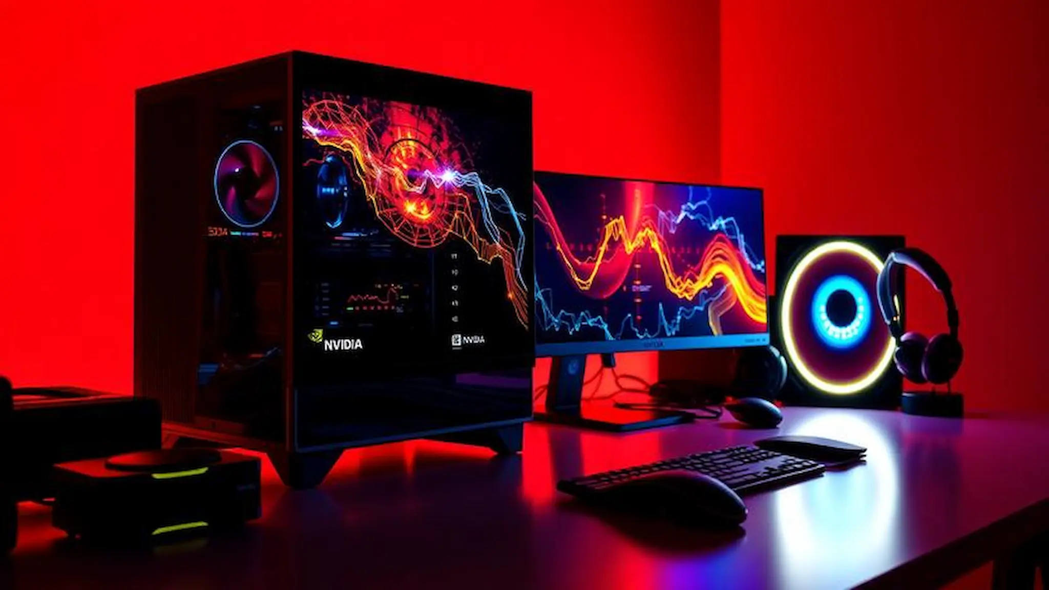 Modern workstation with silent cooling